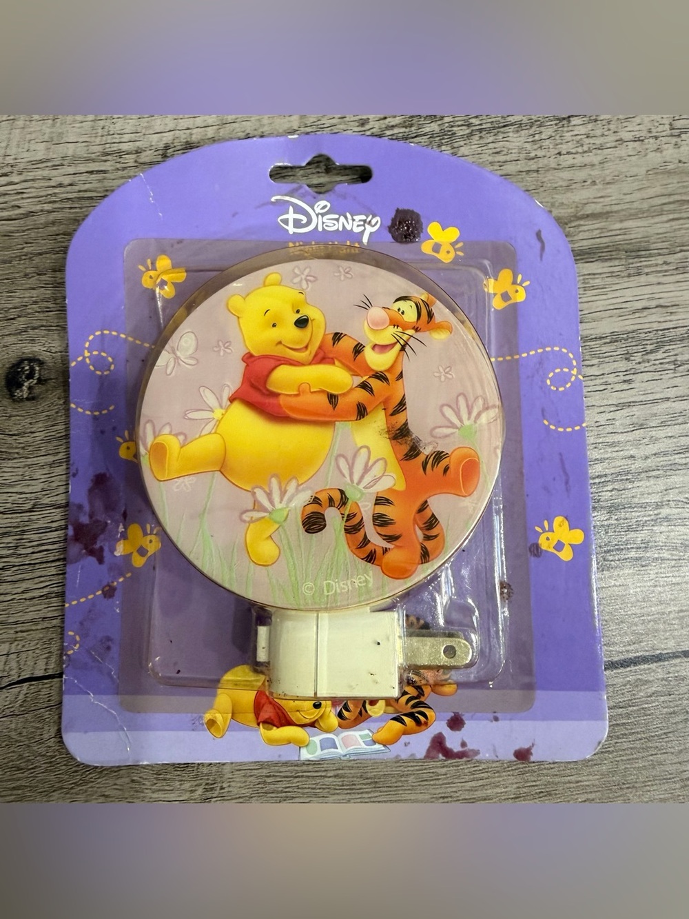Disney Vintage Winnie The Pooh Nightlight Pooh And Tigger New Sealed Wall Plug